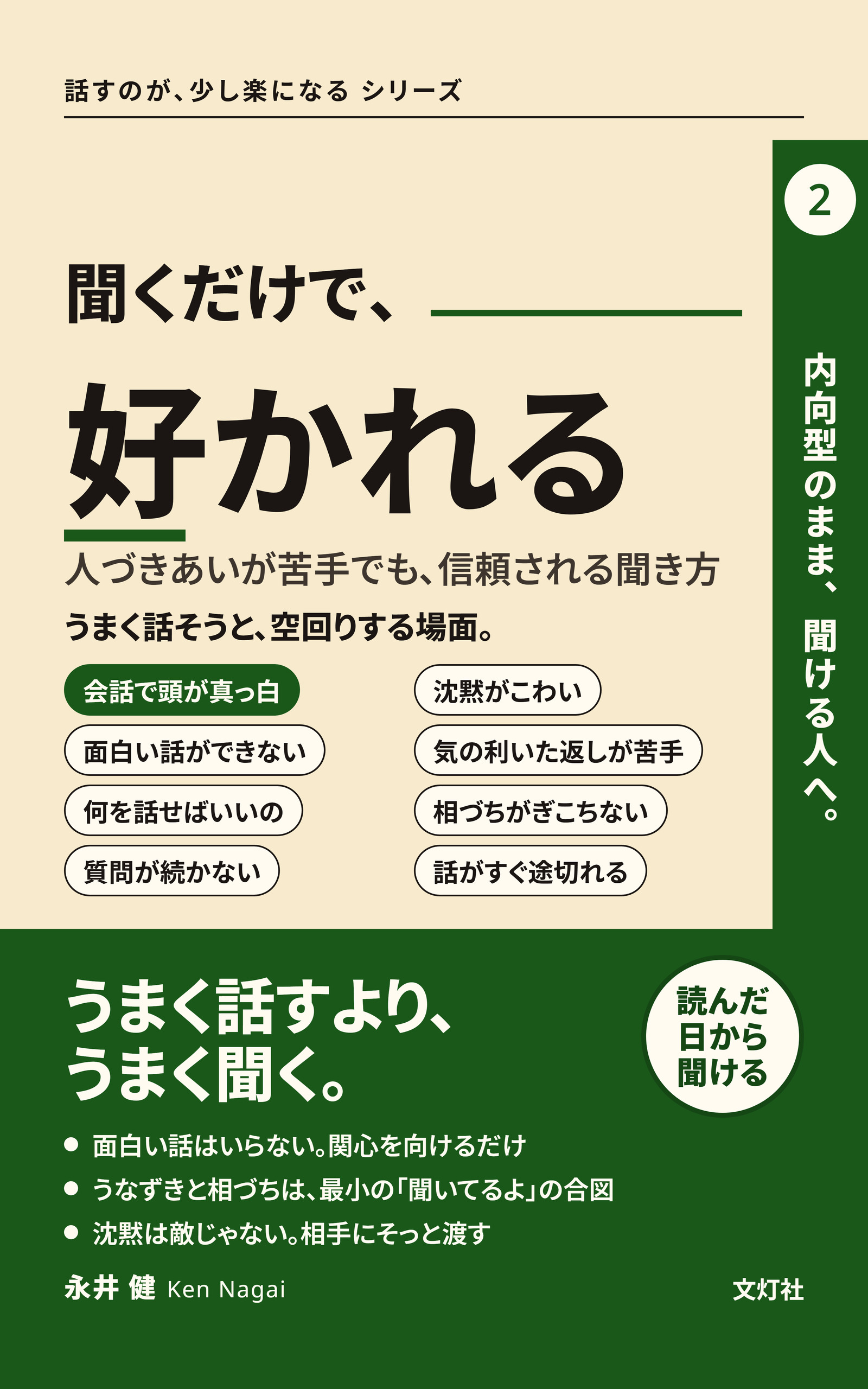 『聞くだけで、好かれる』（永井 健・著）表紙